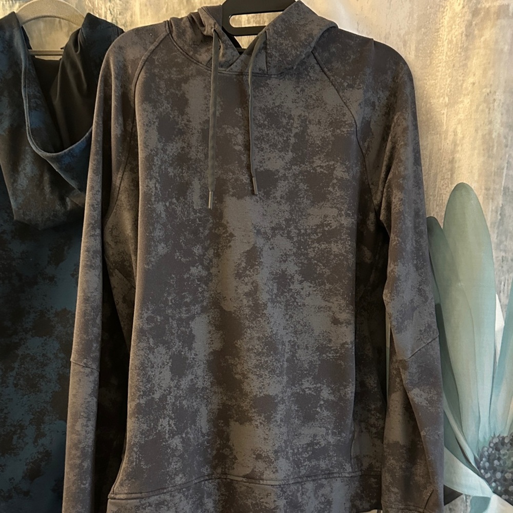 lululemon athletica Black Gray Hoodie